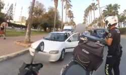Mersin’de kurallara uymayan sürücüler kameraya yakalandı