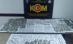 Mersin'de yurt dışına kaçırılmak istenen 5 bin 516 tarihi eser ele geçirildi