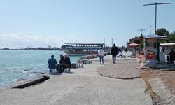 Yağmurun ardından vatandaşlar sahile akın etti