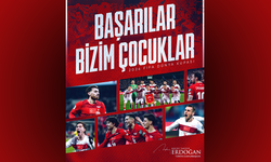 Cumhurbaşkanı Erdoğan’dan A Millî Futbol Takımına tebrik mesajı