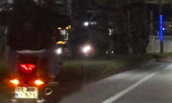 Plakasını gizleyen motosiklet sürücüsüne ceza yağdı