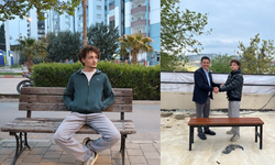 Gündem olan bankta başkan ve genç buluştu