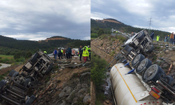Kanala düşen tankerde can pazarı