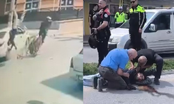 Otomobil ile motosiklet çarpıştı, 1 kişi yaralandı: O anlar kamerada