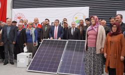 Anamur ve Bozyazı’da üreticiye güneş paneli desteği