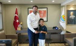 Dünya birincisinden Başkan Ali Boltaç’a ziyaret