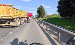 Motosiklette saçı çekilen kadın ölümden döndü