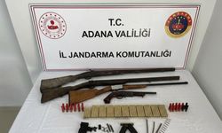Adana’da 4 ruhsatsız silah ele geçirildi