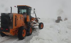 Yaz şehri Mersin'de kar 2 metreyi aştı