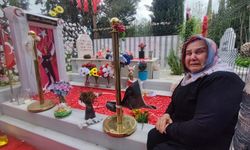 Şehit polis memurunun mezarına saldırı