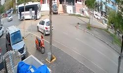 Toplu taşıma aracının açık kapısından düşerek yaralandı