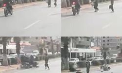 Erdemli 'de motosiklet yayaya çarptı: 2 yaralı