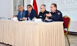 Silifke’de okullarda güvenlik önlemleri ele alındı