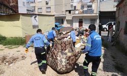 Mersin'de "Çöp Ev" temizlendi