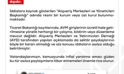 AVM girişleri ücretli mi olacak?