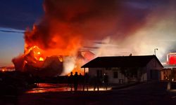 Edirne’de kereste fabrikasında yangın