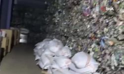 Atık tesisi görünümünde kaçak sigara fabrikası