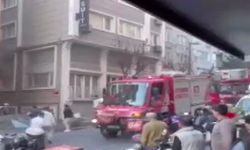 İstanbul Şişli'de otel yangını