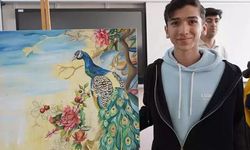 Şırnaklı Hüsam, resimleriyle ABD’nin prestijli sanat okuluna kabul aldı