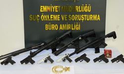 Antalya'da kaçak silah operasyonu