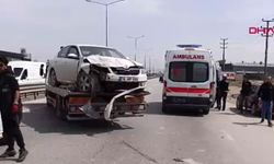 Bursa'da 4 aracın karıştığı zincirleme kaza; 1'i çocuk 5 yaralı