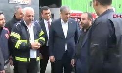 Geri dönüşüm yangınıyla alakalı Adana valisi incelemelerde bulundu