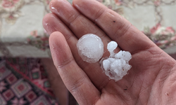 Silifke’deki dolu yağışı tarım arazilerinde hasara yol açtı