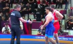 Rıza Kayaalp, Ermeni rakibini 78’inci saniyede tuş etti