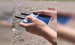 Kaçak kazı yapan kişiler dronla tespit edildi