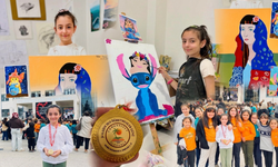 Genç Defne hem tuvalde hem sahada şampiyon