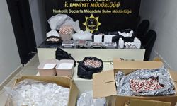 Mersin’de imal edilen binlerce sentetik hap ele geçirildi