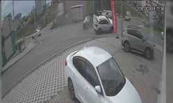 İki cipin çarpıştığı kaza kamerada: 7 yaralı