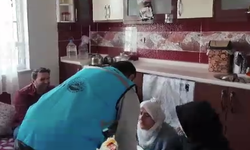 Yalnız yaşayan kadına doğum günü sürprizi