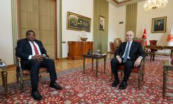 Kurtulmuş, Parlamentolar Arası Birlik Genel Sekreteri Chungong’u kabul etti