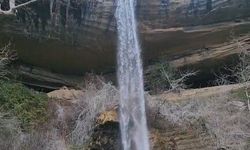 Adana'da kuruyan şelaleler coştu