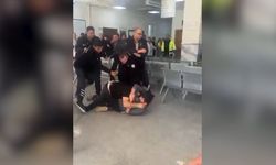 Şanlıurfa’da hastanede kavga kamerada