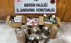 Gülnar'da kaçak tütün operasyonunda 2 şüpheli yakalandı