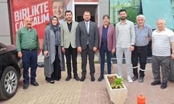 DEM Parti heyeti Saadet Partili Oğuz’la görüştü