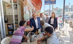 İYİ Parti’den Kuyuluk esnafına ziyaret