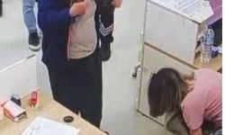 Hemşirenin hayat kurtaran müdahalesi kamerada