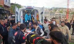 Kahramanmaraş'ta yol çöktü: 1 yaralı