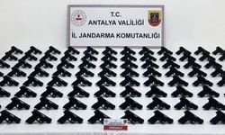 100 adet ruhsatsız tabanca ele geçirildi