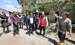 Su baskınlarından etkilenen bölgede inceleme çalışmaları