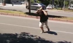 Kargalar peşini bırakmadı: Tatilci zor anlar yaşadı