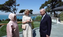 Cumhurbaşkanı Erdoğan, Belçika Kraliçesi Mathilde ile bir araya geldi