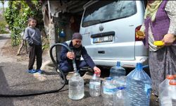 Bir mahallede 4 gündür süren su krizi