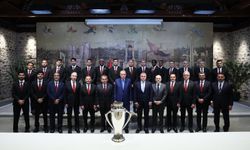 Cumhurbaşkanı Erdoğan, Süper Lig şampiyonu Galatasaray'ı kabul etti