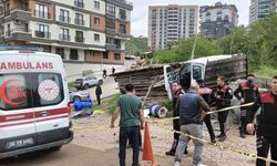 Kontrolden çıkan kamyonet can aldı