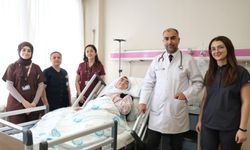 Göğsünden 7 kilo 750 gram kitle çıkarıldı