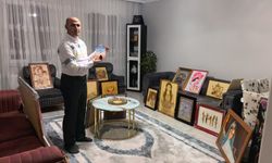 İlkokulda başlayan resim tutkusunu bin tabloya döktü